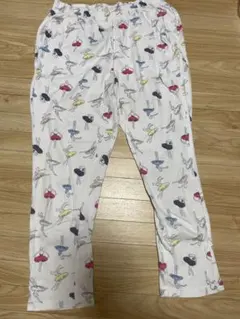 GU バレリーナ柄 ルームウェア パンツ Sサイズのサムネイル