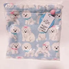 【完売品】フェイラー　モフモフワンチャン　オンライン限定カラー　巾着　ポーチ