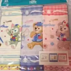 ダッフィー＊シェリーメイ＊ジェラトーニ＊ミニタオル＊3枚セット＊新品未開封未使用