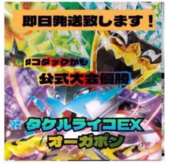 【即日発送！未使用品✨】タケルライコex 構築済みデッキ　ポケモンカード　60枚