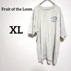 Fruit of the Loom グレー Tシャツ XL 灰色 シンプル