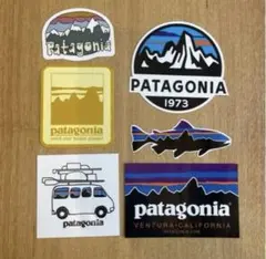☆新品☆パタゴニアステッカー　６枚セット　アウトドアステッカー