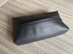 ハンドメイド　箱なしティッシュ用ケース　黒