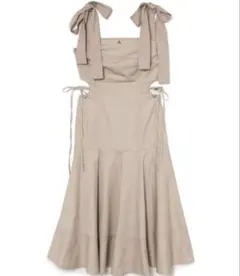 2026年最新】andmary ann ribbon pleats dress beigeの人気アイテム