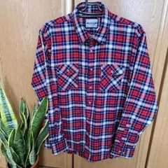 メンズLネルシャツ