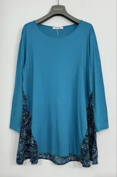 新品　マカナナキャシー　MAKANA インナー付チュニック　ワンピース Makana na Kathy 2WAYイタリアンプリントチュニック マカナナ