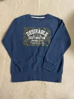 FEEL PERGE カモフラージュ トレーナー 150 裏起毛
