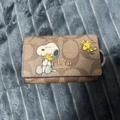 COACH PEANUTS コラボ キーケース スヌーピー