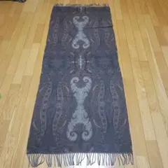 美品❗ストール  大判  リバーシブルヒョウ柄  ウール  カシミア