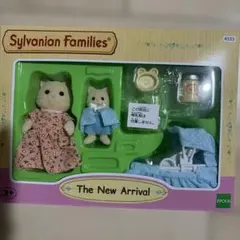 海外版 シルバニア クリームネコ親子セット (The New Arrival)