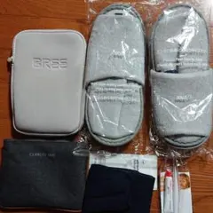 ルフトビジネス:プレエコポーチ:エコバッグ:ANAプレミアムスリッパ