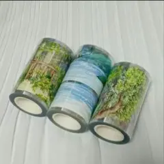 海外 PET 風景 マスキングテープ 3個セット