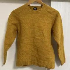 UNIQLO マスタード 黄色　長袖セーターXL