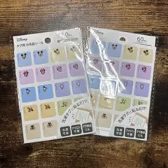 ディズニー タグ用 お名前シール 120枚 アイロン不要 布用 入園準備 洗濯