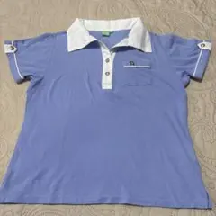 アーノルドパーマー・ポロシャツ 半袖・水色・L