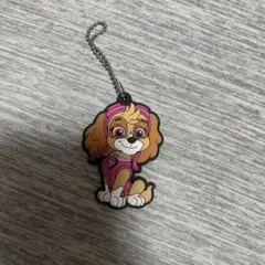 パウパトロール　スカイ　ラバーキーホルダー