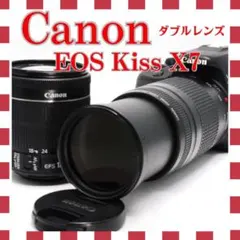 ⭐︎キヤノン　EOS Kiss X7 望遠レンズセット⭐︎ Canon デジタル一眼レフカメラ EOS Kiss X7 ダブルズームキット