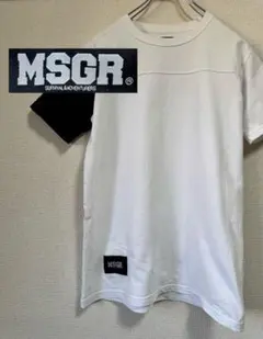 MSGR 半袖Tシャツ ホワイト 日本製のサムネイル