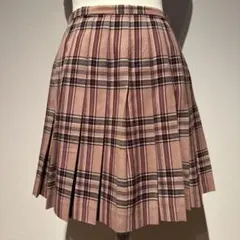 イーストボーイ プリーツスカート ピンクチェック 制服