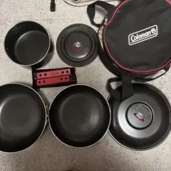 Coleman コールマン クッカーセット 収納ケース付き 未使用 - メルカリ