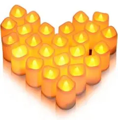 Litake(リテーク) LEDキャンドル キャンドルライト プラスチック24個