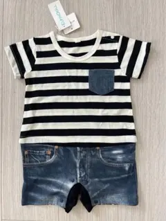 タグ付き ロンパース