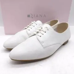 DIANA ダイアナ レザーシューズ ローファー 23.5cm ホワイト