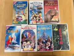 ディズニー＆ジブリ VHSビデオ 7本セット（日本語吹替版）中古品