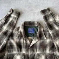 PENDLETON ペンドルトン オープンカラーシャツ オンブレ チェック