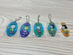 スヌーピー　クリアキーチェーン　セミコンプリート　ガチャガチャ