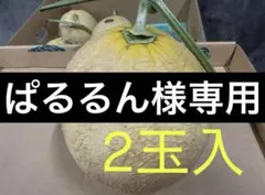 【ぱるるん様専用】【完熟手前】【訳あり】夕張メロン2玉入1玉約1.5～1.7kg