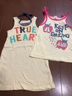 ê.à.B ノースリーブ タンクトップ 2枚セット 110cmのサムネイル