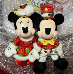 ディズニー ミッキー ミニー クリスマス ぬいぐるみバッジ ドリームライツ