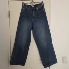 LOWRYS FARM ビジューデニムパンツ　L サイズのサムネイル