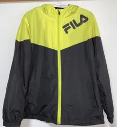 FILA フード付きジャケット イエロー/ブラック