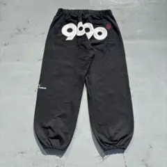 90 Logo Sweat Pants ブラック　M