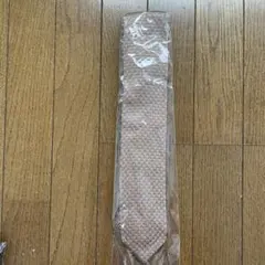 ベージュ ニット ネクタイ