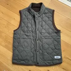 ARMEN リバーシブルベスト グレー ブラウン ユニセックス　サイズ0