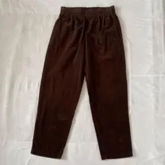 GU コーデュロイ　メンズパンツ　ブラウンLサイズ