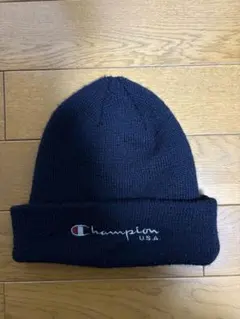 希少 USA製 champion メンズ ビーニー ニット帽