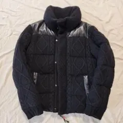 レザー ダウンジャケット
