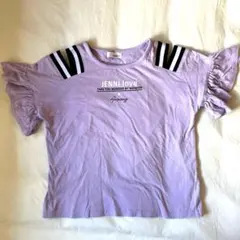 JENNI love ラベンダー フリル袖 Tシャツ　150㎝