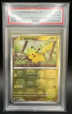 2026年最新】マスターボール ピカチュウ psa10の人気アイテム - メルカリ