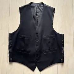 90s A.A.R ヨウジヤマモト ダーバン ジレ ベスト 黒 L