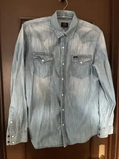 Lee デニムシャツ 長袖 ウエスタンシャツ