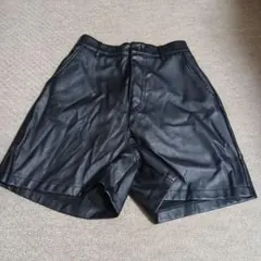 C.O. 合成皮革 ショートパンツ Mサイズ 黒
