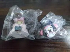 サンリオバレエリボンフィギュア　マイメロディ　マロンクリーム