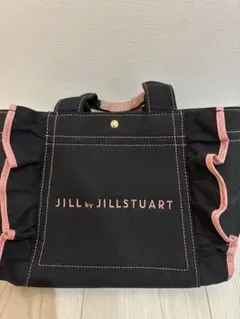 ジルバイジルスチュアート フリルトート ピンク ブラック