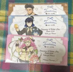 鬼滅の刃 バレンタイン＆ホワイトデー ティータイム 招待状風カード 甘露寺蜜璃