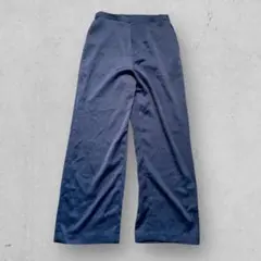 サテン カジュアルパンツ